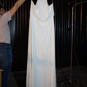 Beaded White Gown